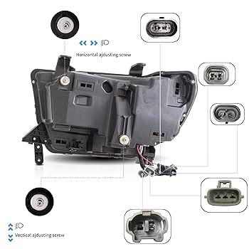 Amazon.com: VLAND Headlights Fit for 2007-2013 Toyota Tundra